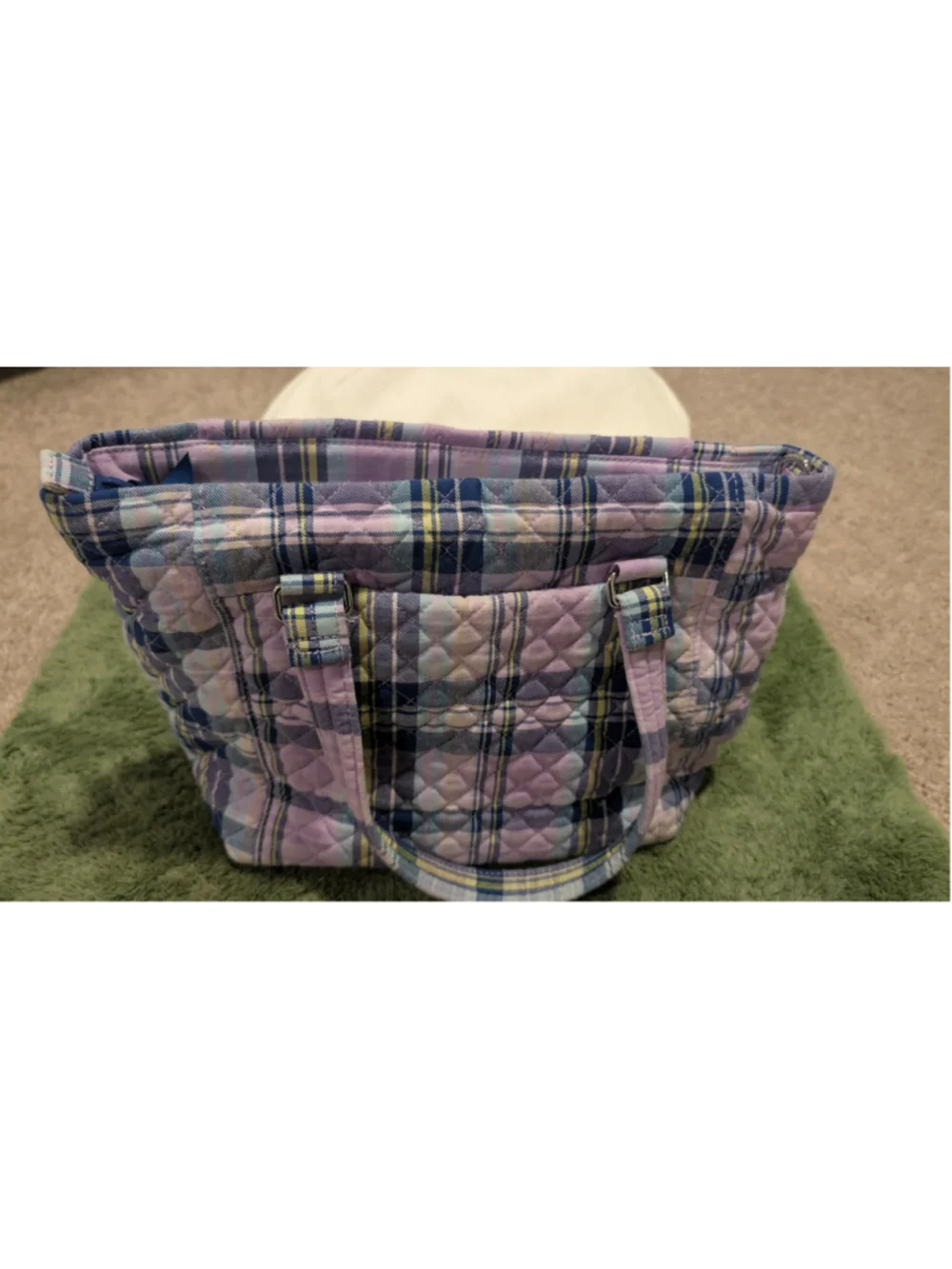 Vera Bradley 3 Piece Bundle Quilted Plaid Tote Floral Pouches NWT